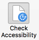 Accessibility Checker menu item in PowerPoint