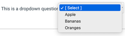 Dropdown questions are difficult for many students to manipulate