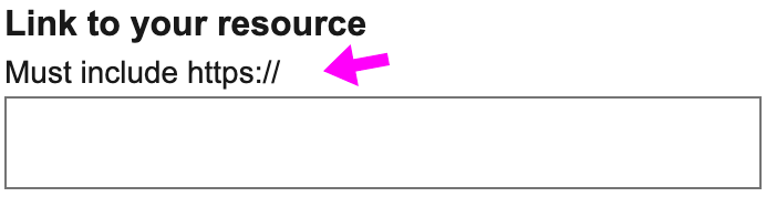 Example of help text positioned between label and form field