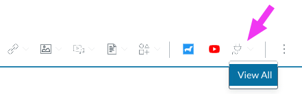 ​​​​Plugin icon in Canvas' Rich Content Editor toolbar