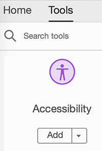 Accessibility tools