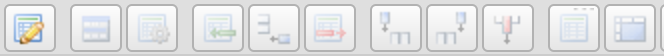Rich-text toolbar buttons for working with tables