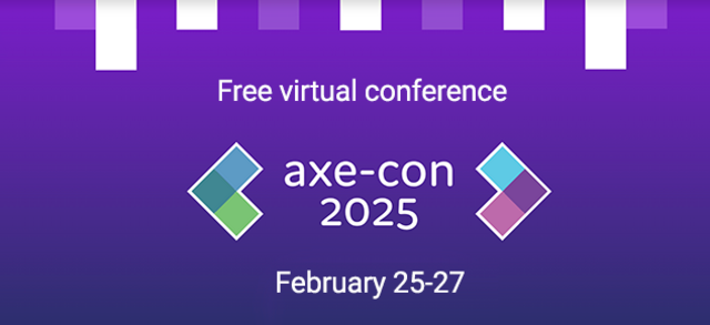 Free virtual conference - axe-con 2025 - February 25-27