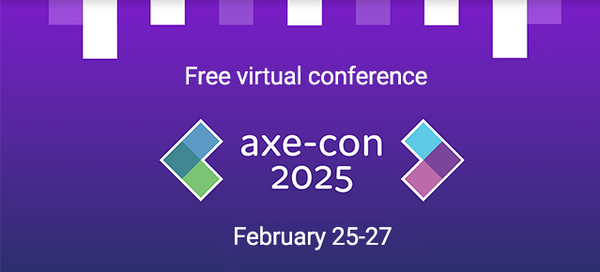 Free virtual conference - axe-con 2025 - February 25-27